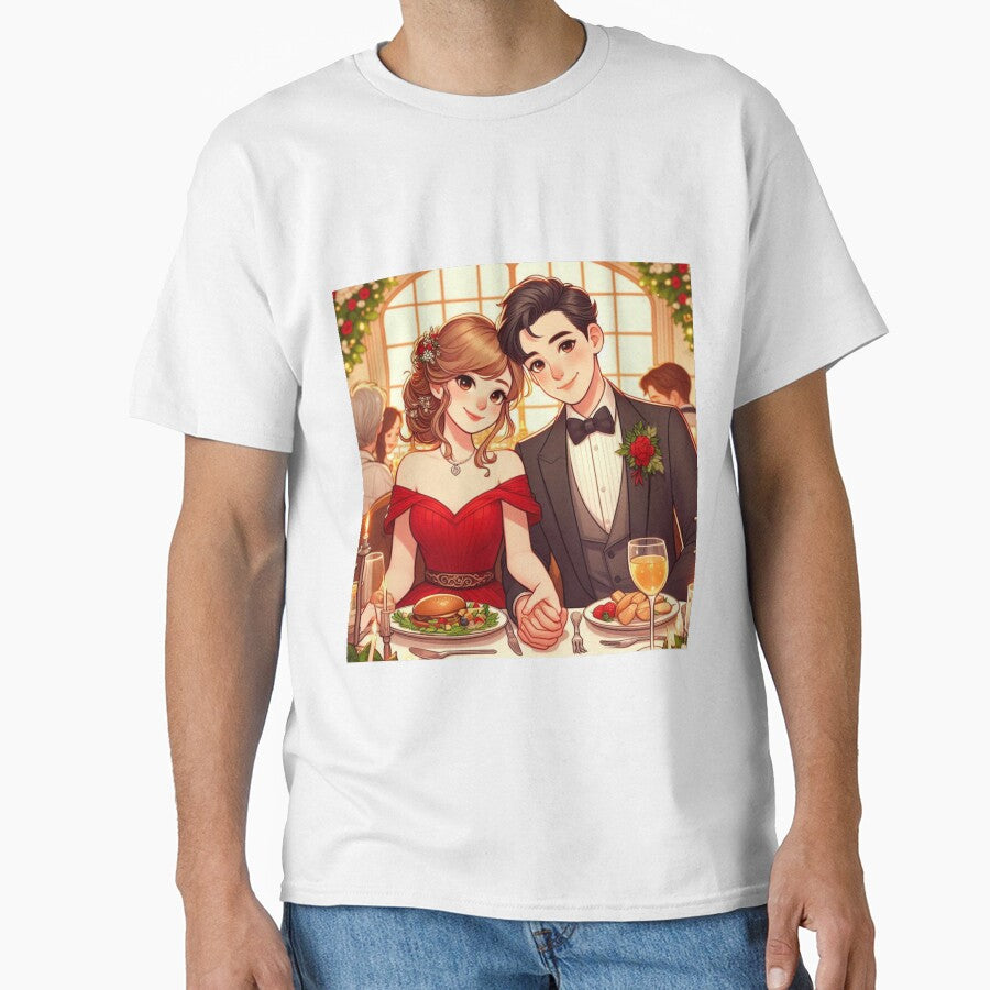 Couple Eating Together in a Restaurant by Mywaymylife