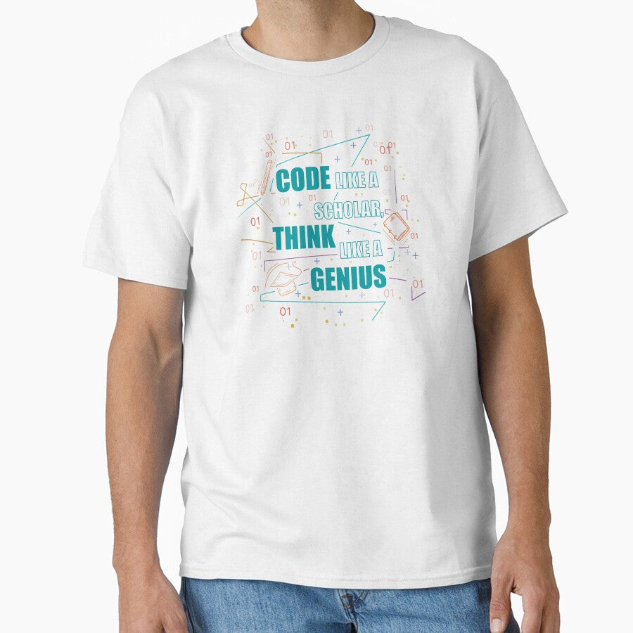 Code Like a Scholar, Think Like a Genius by Xatutik.art