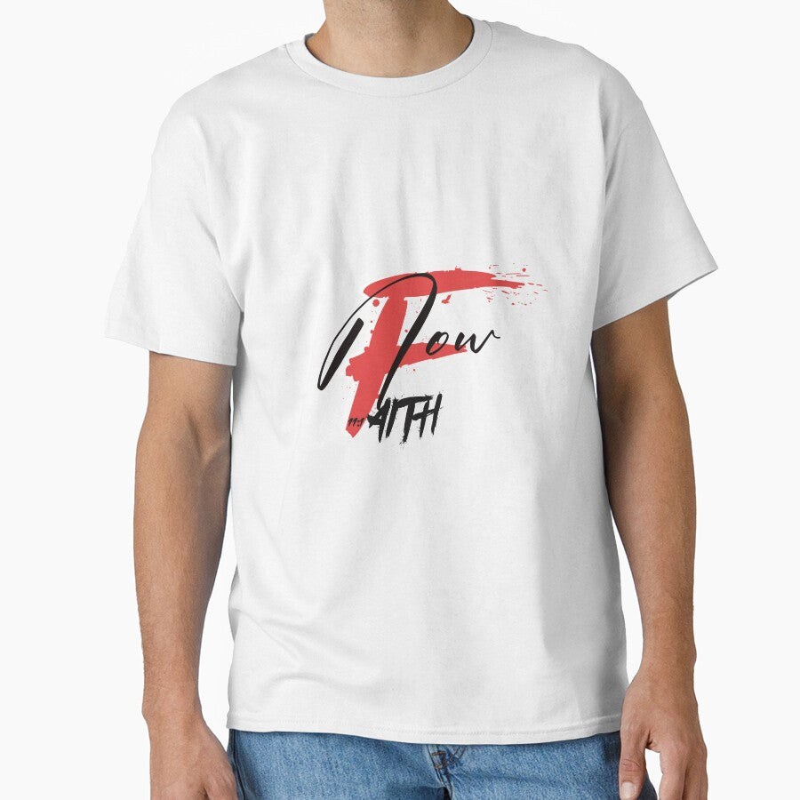 Now Faith Red and Black Graphic by howard2graphix