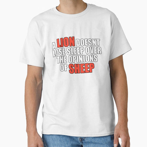 a lion doesnt lose sleep over sheep by silence28