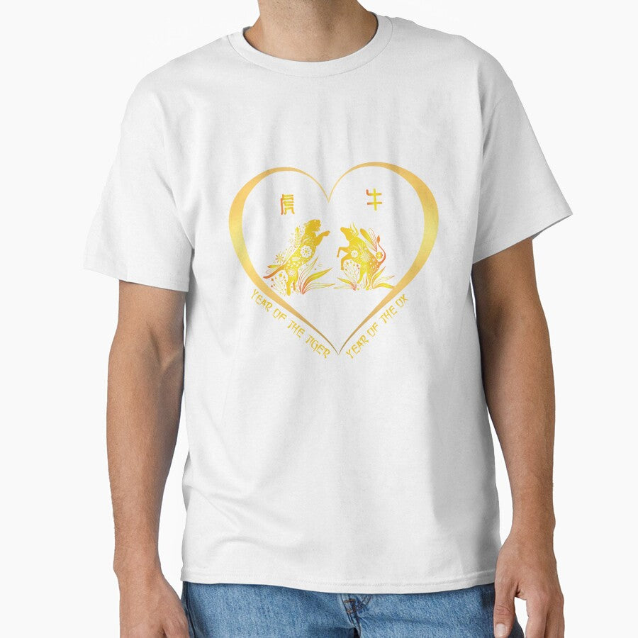 Year Of The Tiger And Year Of The Ox Couples Golden Chinese Zodiac Animals by Karry-Pat