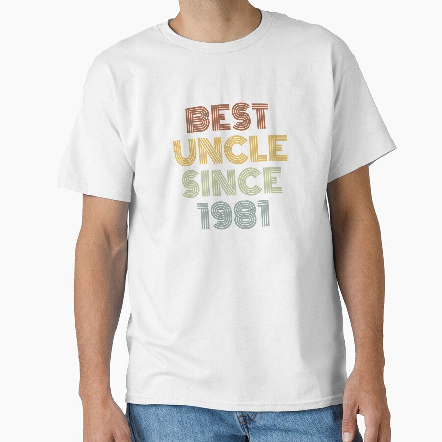Best Uncle Since 1981 by Vanover Designs