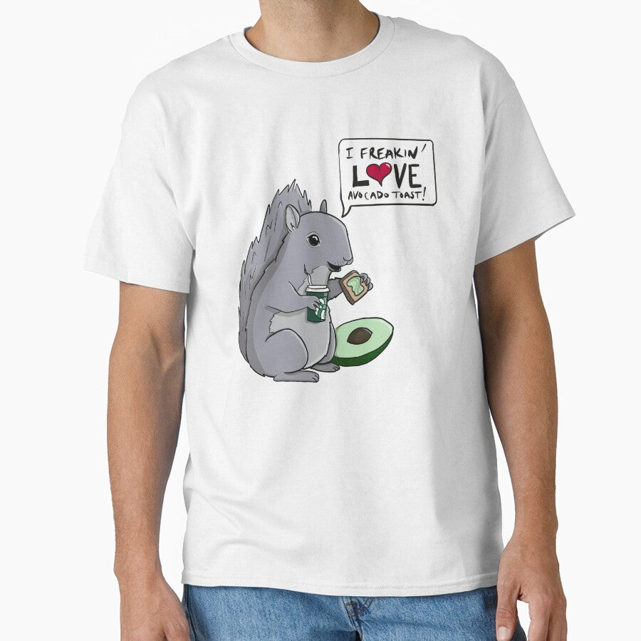 Squirrel with Avocado Toast, by Crittertastic