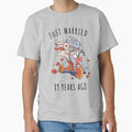 Just Married 89 Years Ago - 89th Anniversary Couple Bunnies Tee, Phone Cases And Other Gifts by MemWear