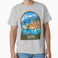 Budva Vintage Travel Illustration by HomeLivingCo