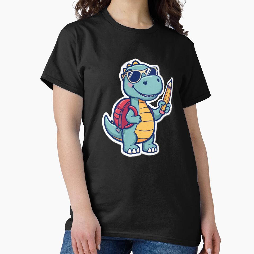Ready to Crush This School Year Dinosaur | Back to School Cute Dino Student Design by Cartoon art with a purpose ❤️ Supporting Althea’s friends