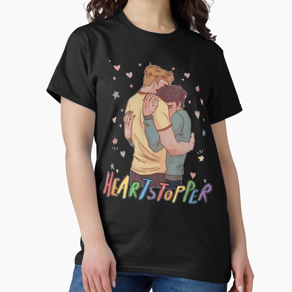 Nick And Charlie Heartstopper Sweatshirt, Heartstopper Rainbow Leaves Sweatshirt, Heartstopper Sweat by 99Studio