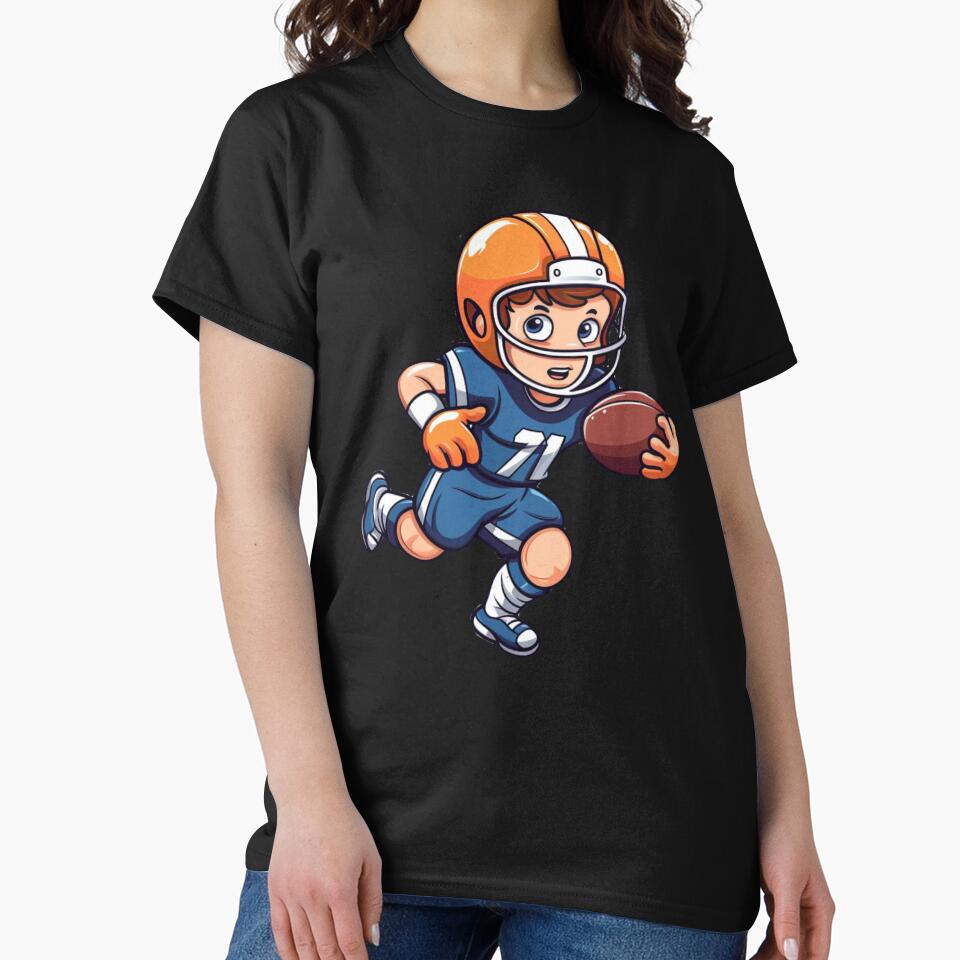 Youth American Football by Myra365Art
