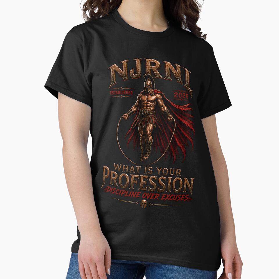 NJRNL Spartan Warrior | Discipline Over Excuses by NJRNL Apparel