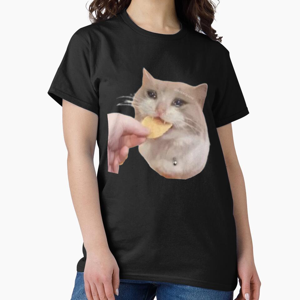 Crying Cat Chip Meme - Crying Cat Meme Crying Cat Chip Meme, Cat Meme, Crying Cat, Crying Cat Eating by CaptianCringe