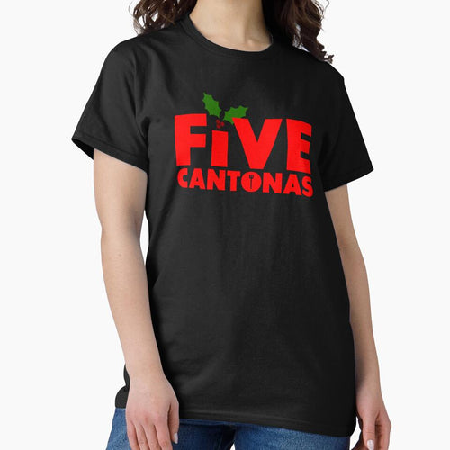 5 Cantonas - Holly text design red text by iRussJ