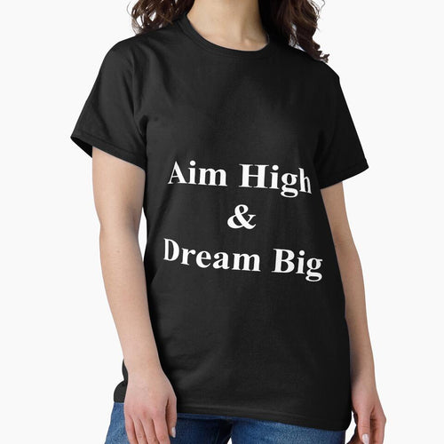 Aim High & Dream Big in White by KirstenJRenfroe