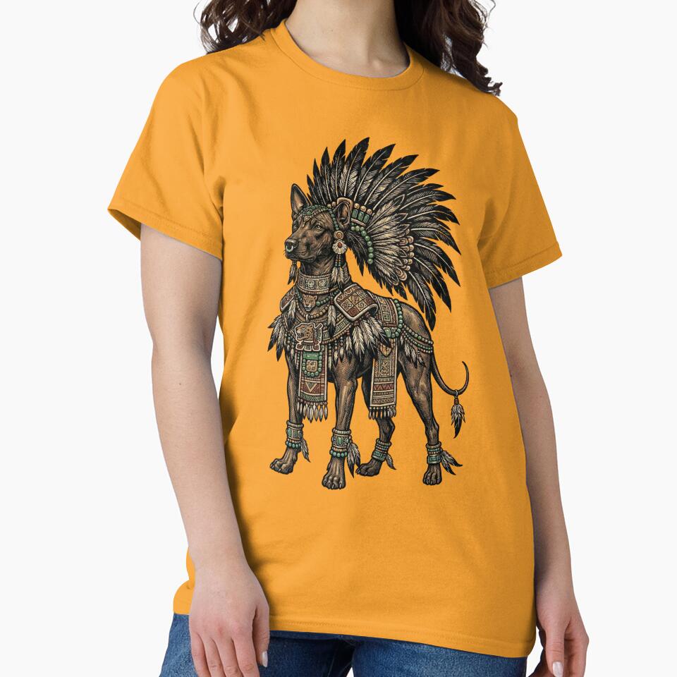 Xoloitzcuintli Aztec Warrior Dog Headdress by d247