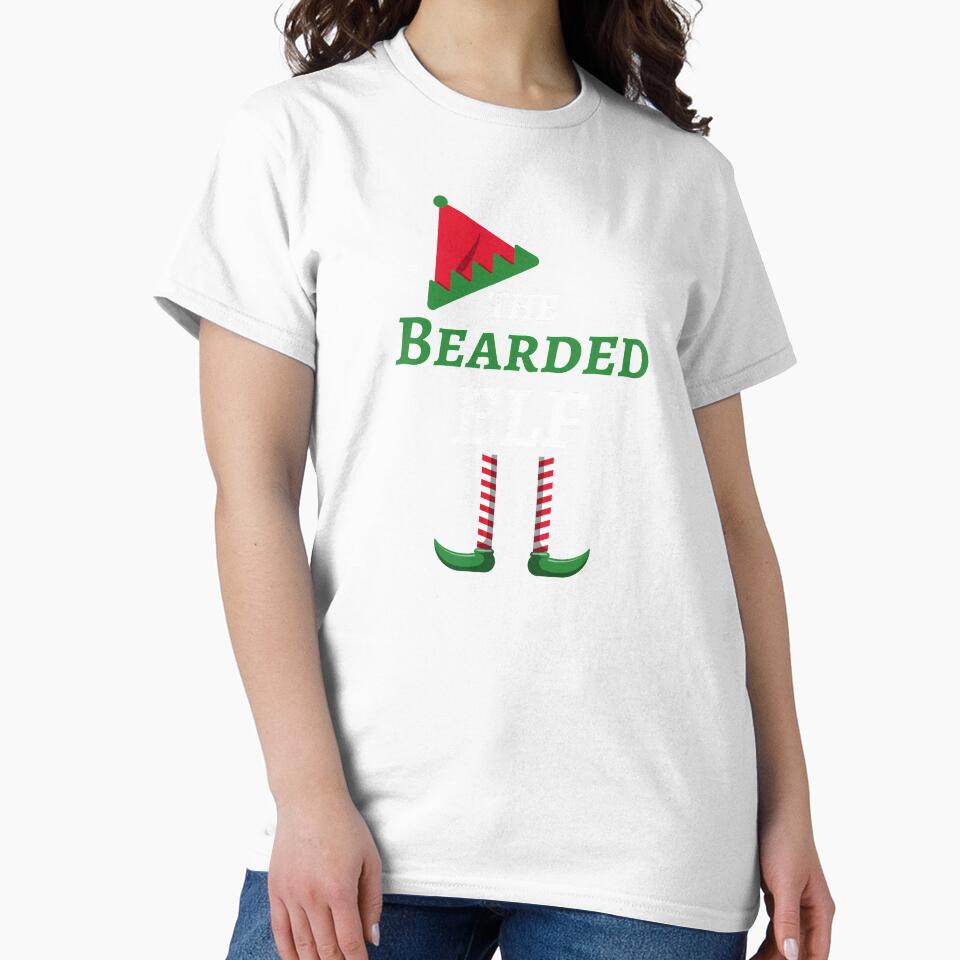 The Bearded Elf matching family Christmas by HolidayTees