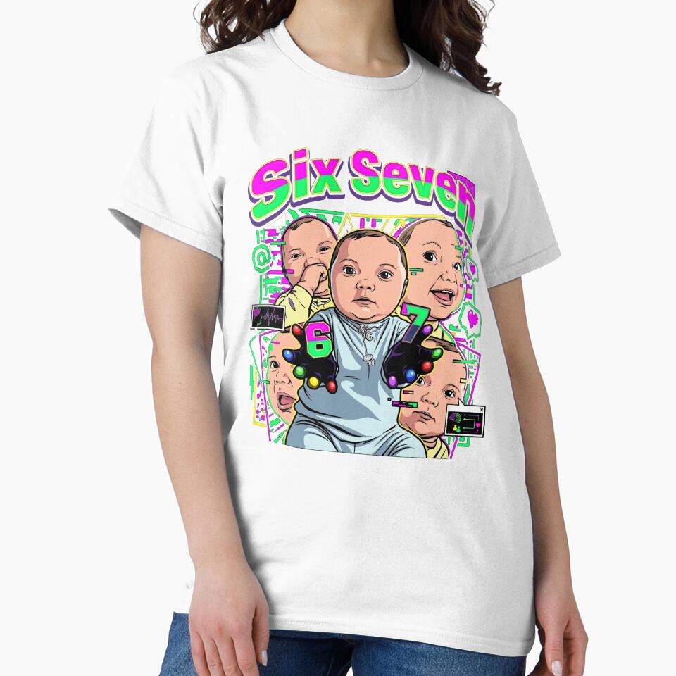 Gloving Niche Baby 67 Six Seven Hand Funny Ai Baby Meme by Kitkin