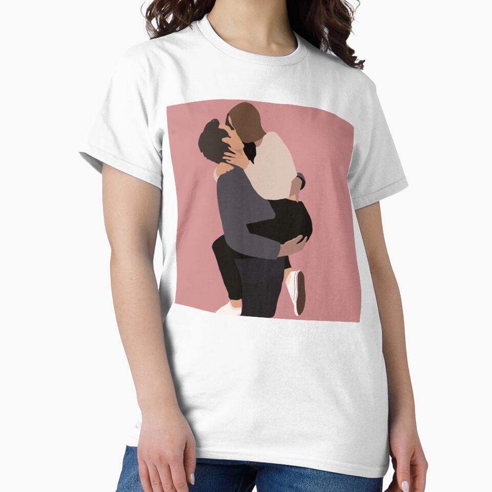 Romantic Couple Hug Illustration by     Pink Chaos Club