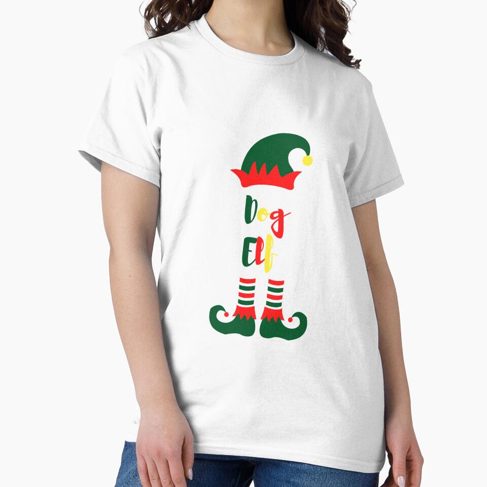 Dog Elf, Funny Christmas matching family group, Willow Days by avit1