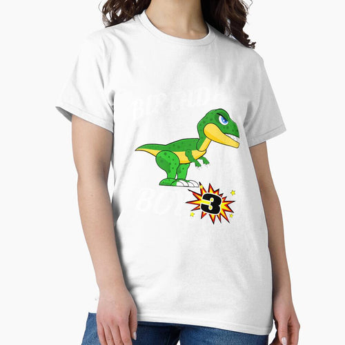 3 Years Old Birthday Design Dinosaur GifDesign by drwigglebutts