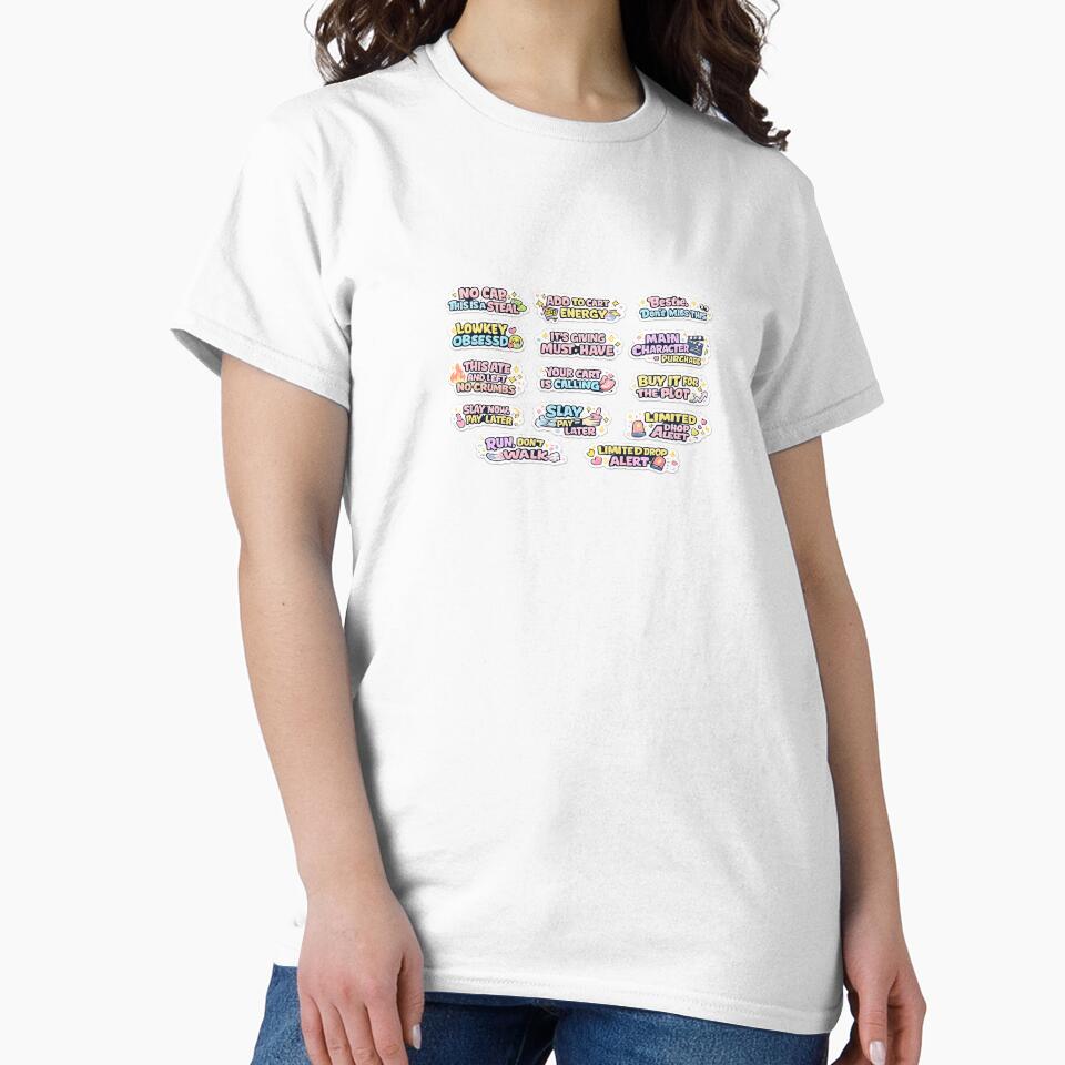 Cute Pastel Gen Z Quotes Sticker by kumuda19