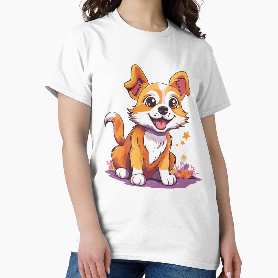 Playful kids dog t shirt design, vector graphic, colorful, adorable Dog Lover Design – Funny Puppy Art for Pet Owners by Artimax-Studio