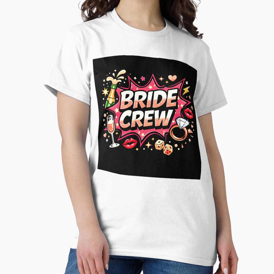 Bride Crew - Glitter Party JGA Design by PicParadiz