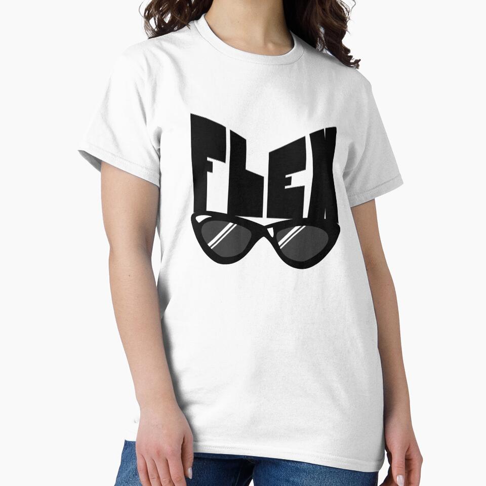 Minimal Abstract Flex Design – Black and White Gen Z Statement by SalinahYahya