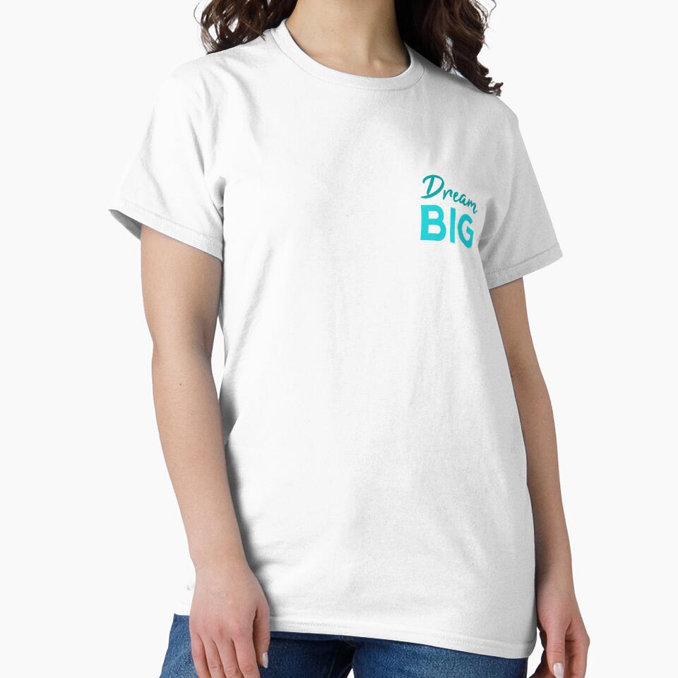 Dream Big (Aqua and Teal) by PopPrints