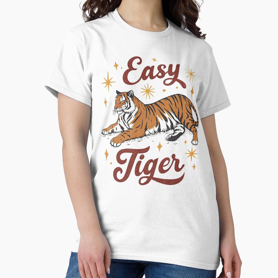 Vintage Easy Tiger by Topmaxdesign