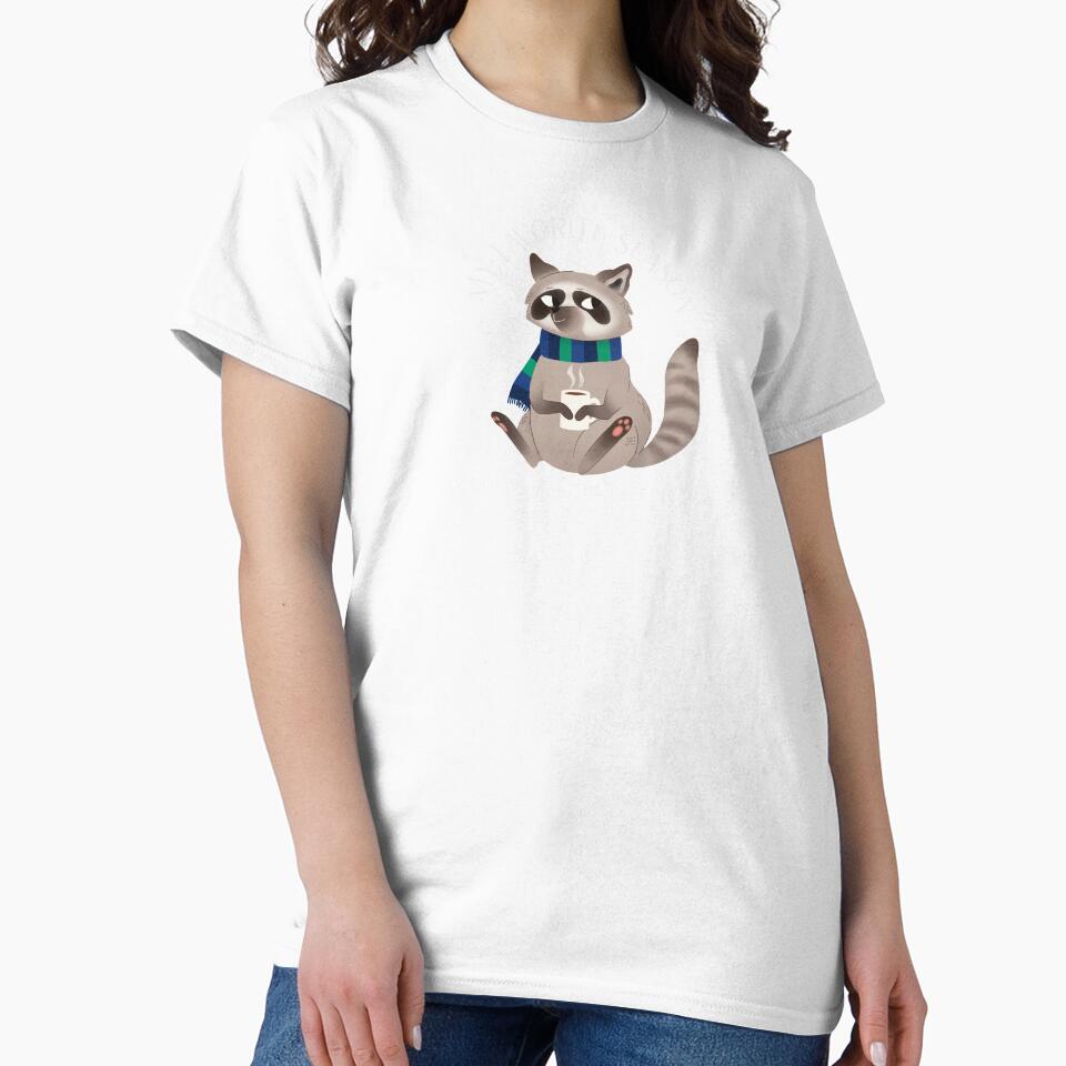 My Favorite Season | Fall Raccoon | Fall of the Patriarchy by DevlynnDesigns