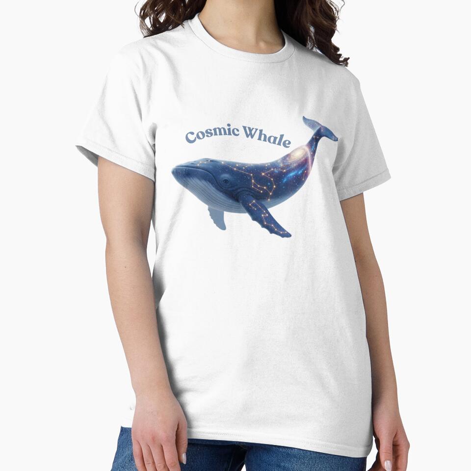 Cosmic Whale Dream: Celestial Ocean Spirit - Galaxy Constellation Art & Mystical Sea Giant by MonaRose_Art