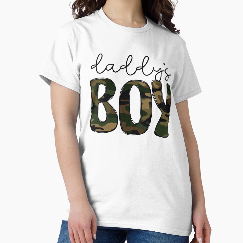 Camo Daddy's Boy Daddy's Boy Father's For New Dad by XuanhieuBp