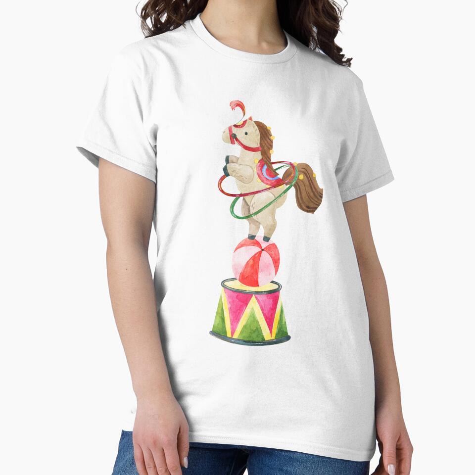 circus watercolor horse by the-myro