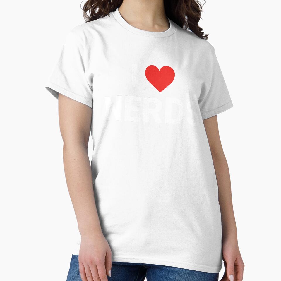 I Love Nerds – Funny Geek Humor Design by MadUX