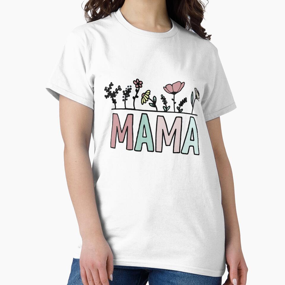 Comfort Color Mama Shirt | Mom Shirt, Mommy Shirt, Mama T-Shirt, Cute Mom Shirt, Mother's Day Gift, Mom Life Shirt, Girl Mama Shirt by AllEyesOnHim