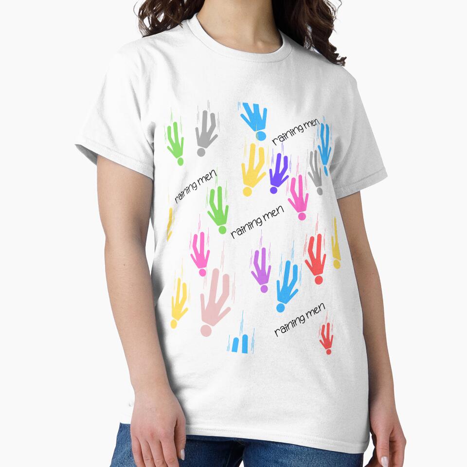 Raining colourful men by BritishDelights