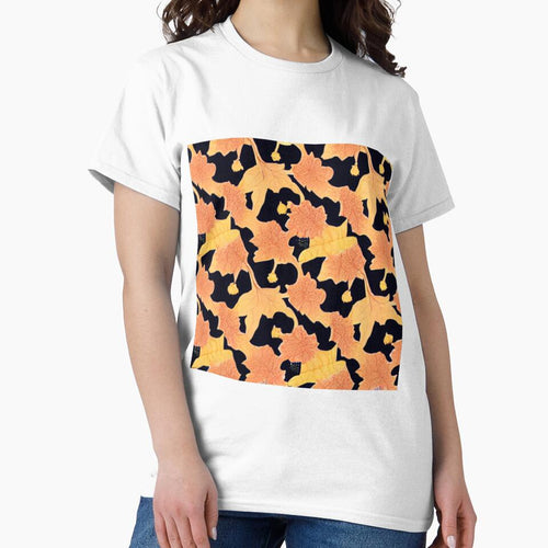 AI Autumn Leaves Pattern by Music-design-22