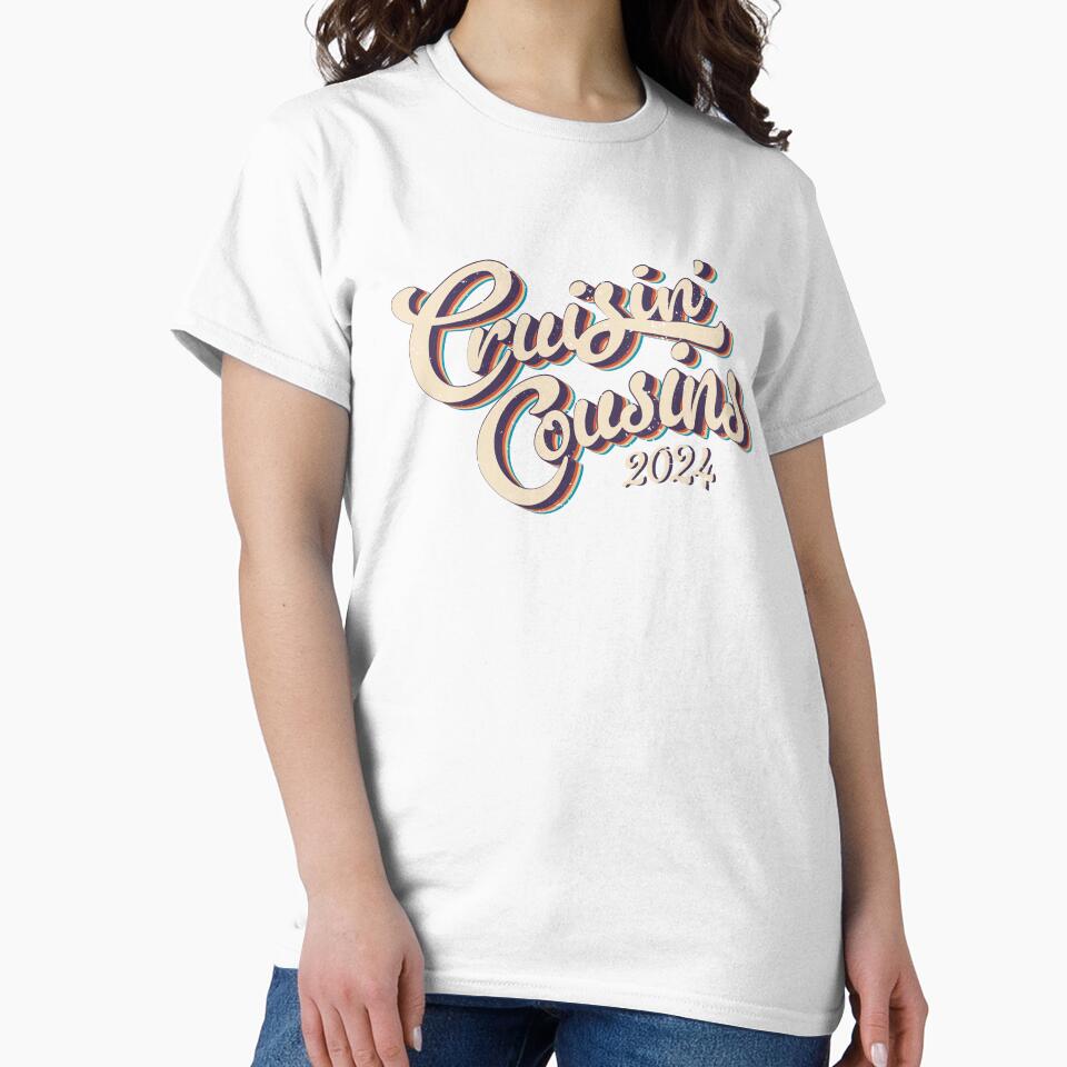 Cruisin Cousins 2024 Summer Vacation Matching Family Group T-Shirt Kids T-Shirt by kboban25