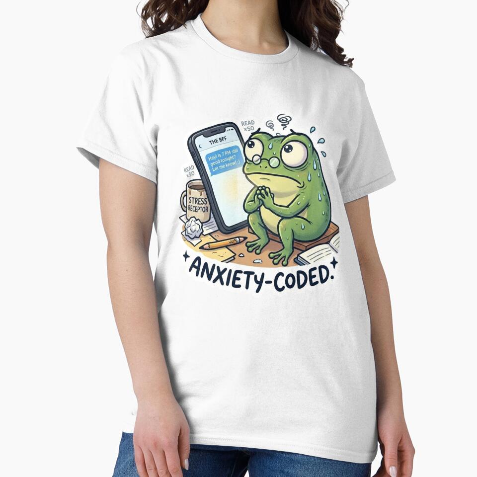 Anxiety Coded Frog by Softbear Atelier