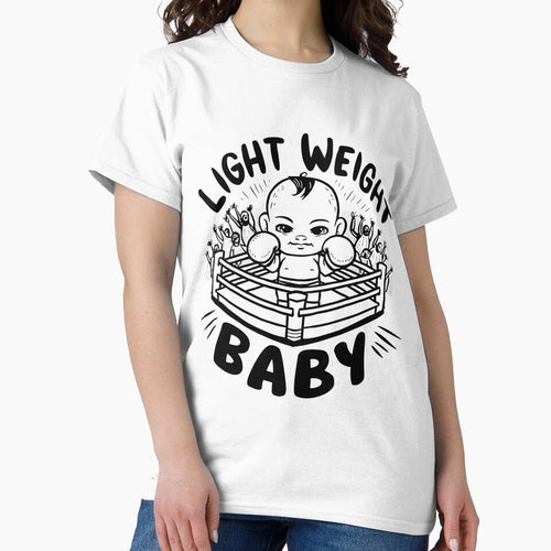 Adorable Boxing Baby "Light Weight Baby" Design by Bmd4Fitness
