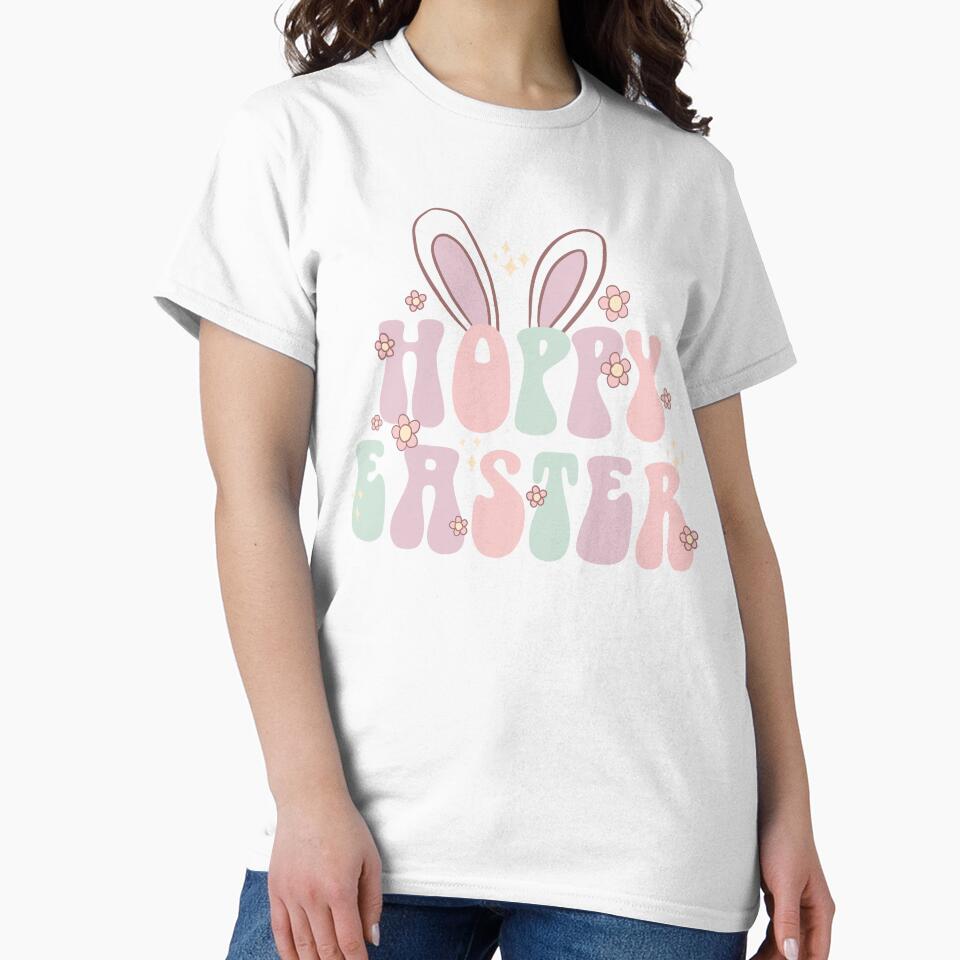 Hoppy Easter groovy easter design by Yarafantasyart