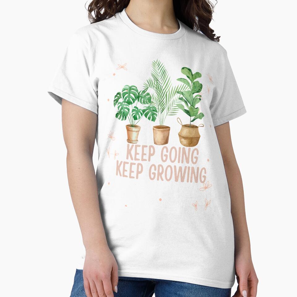 Keep Going Keep Growing Quote by NatureGlow