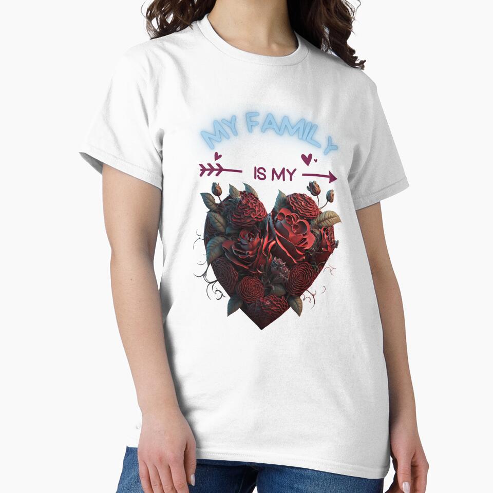 My Family Is My Valentine by Itsheartshop