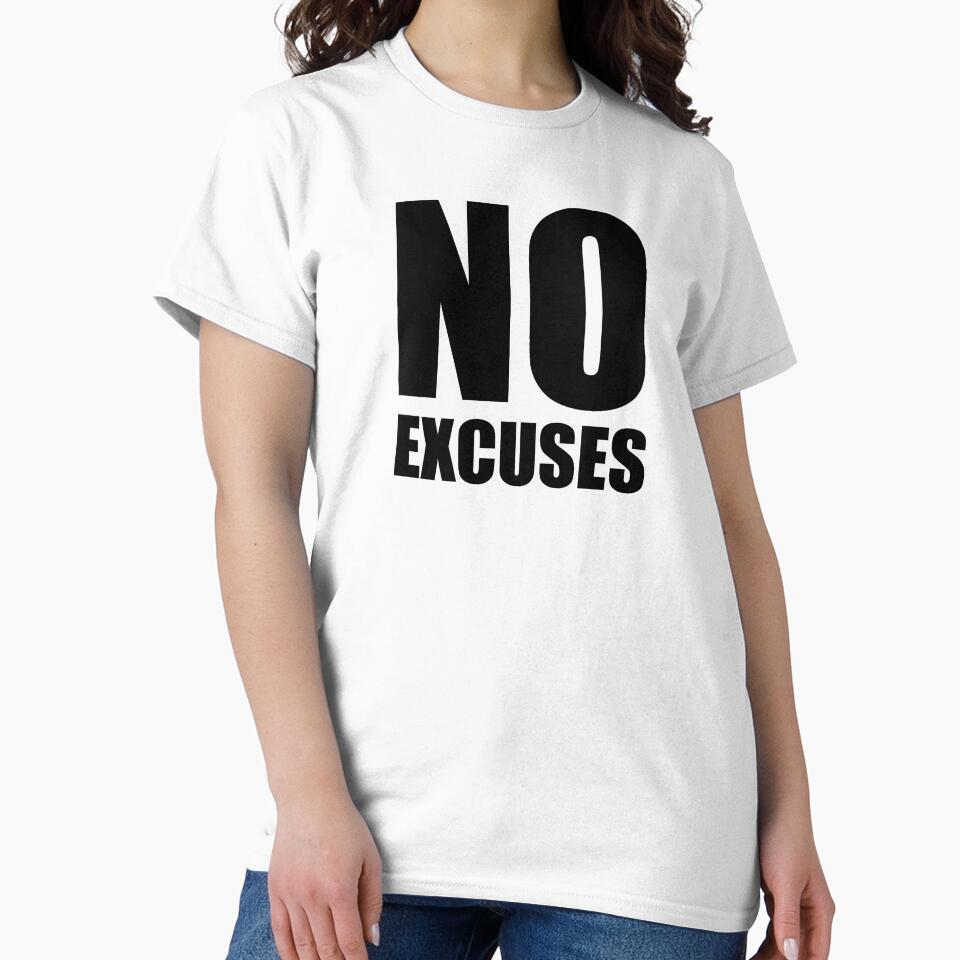 No Excuses - Gym Quote by maniacfitness