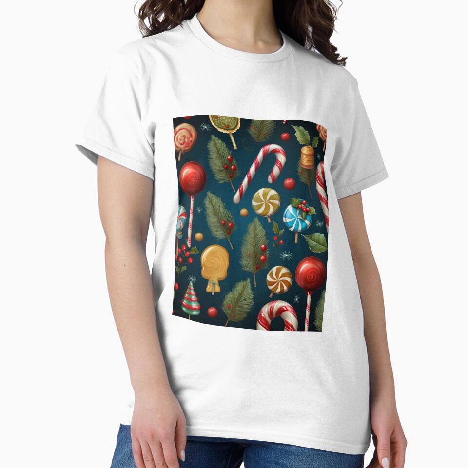Christmas Candy Patterns by NicolasGlowArt