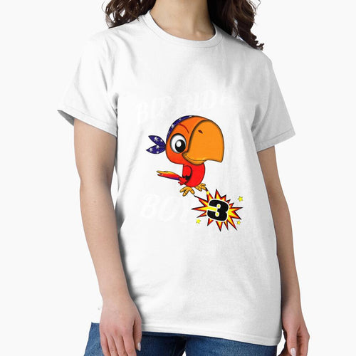 3 Years Old Birthday Design Bird GifDesign by drwigglebutts