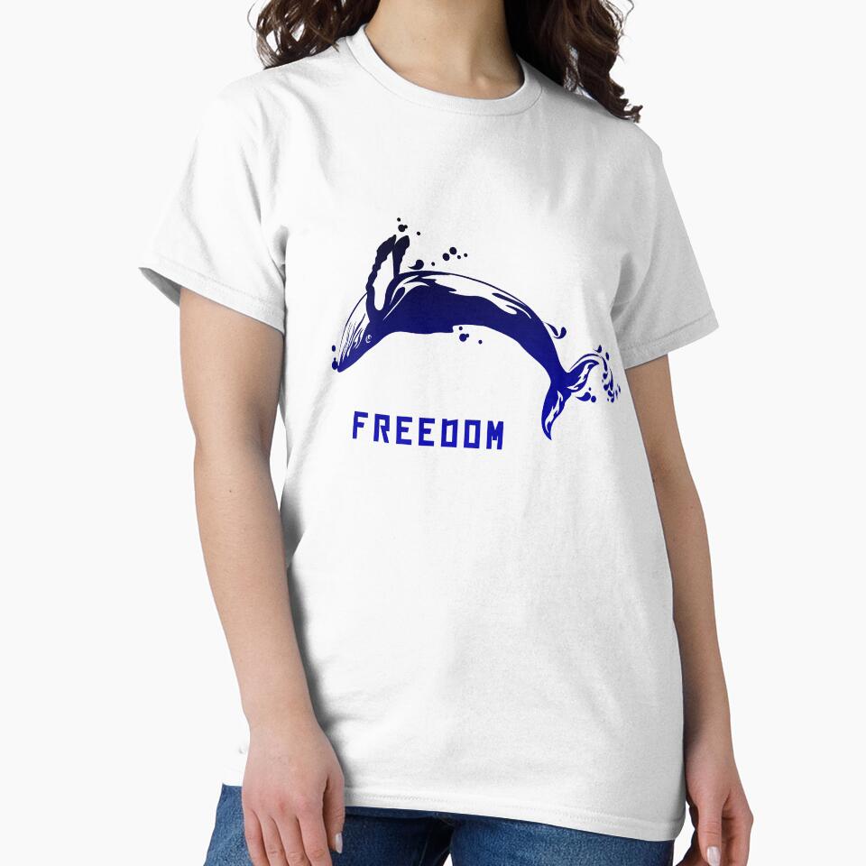 freedom whale by artbleed