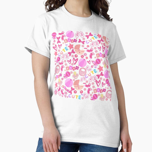 Adorable Baby Pink Cute Baby Girl Nursery by DesignYourWaystore