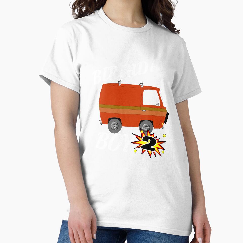 2 Years Old Birthday ShirtVan GifDesign by drwigglebutts