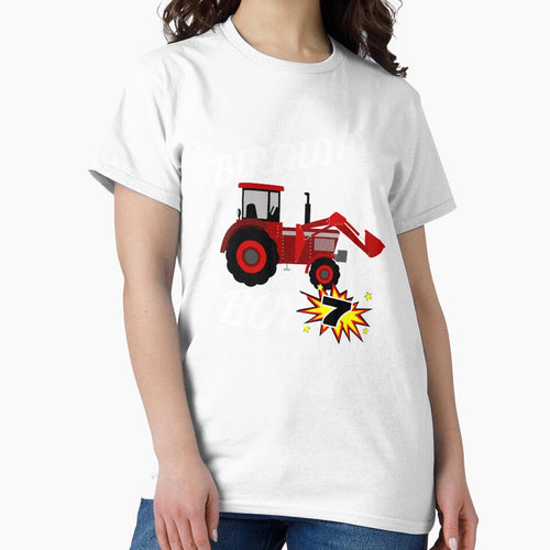 7 Years Old Birthday Design Tractor GifDesign by drwigglebutts