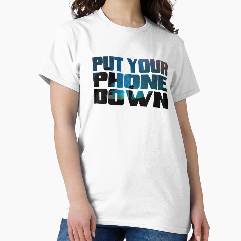 Beautiful Universe Motivational Design Put Your Phone Down by drwigglebutts